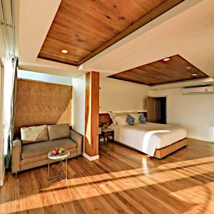 Interior wood options with oak