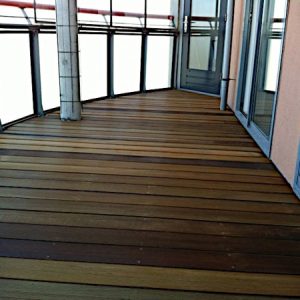 Wood for exterior use and decking