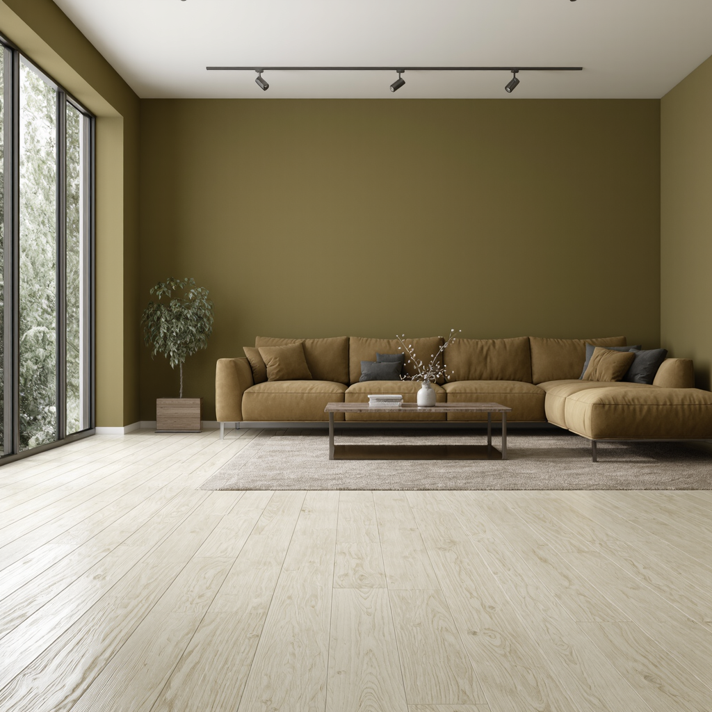 White Maple Wood Flooring with PU Coating