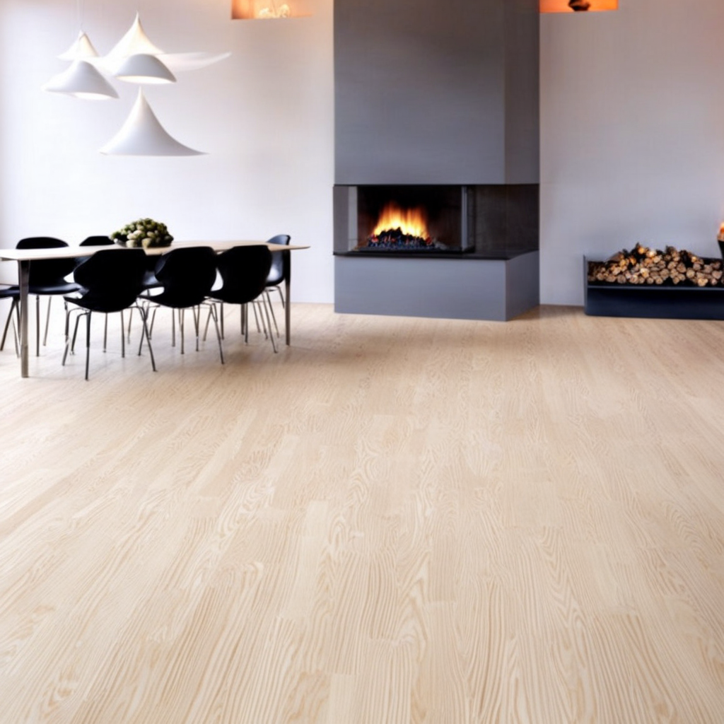 Ash wood flooring
